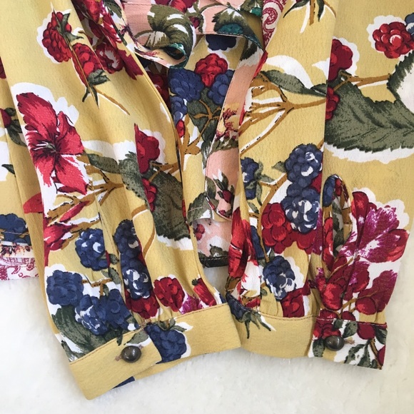 Anthropologie Meadow Rue multi-patterned top SIZE 0 HOST PICK 🎉🎉 - Picture 4 of 8